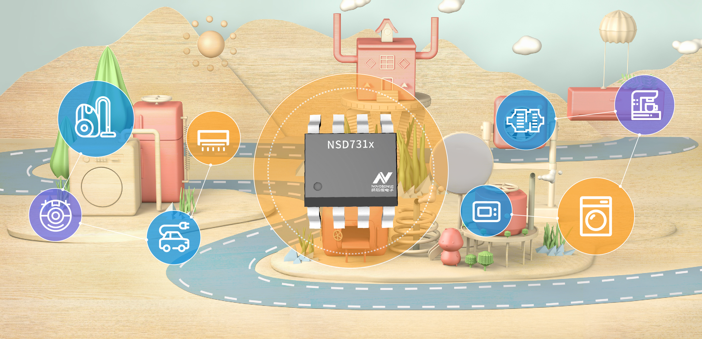 j9国际品质直流有刷电机驱动NSD731x系列发布多款新品，任君挑。